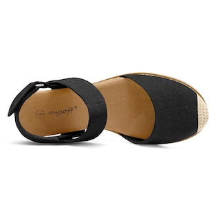 Foto 4 | Alpargatas Sandals Mysoft Para Mujer Con Cuña Baja Y Punta Cerrada - Venta Internacional.