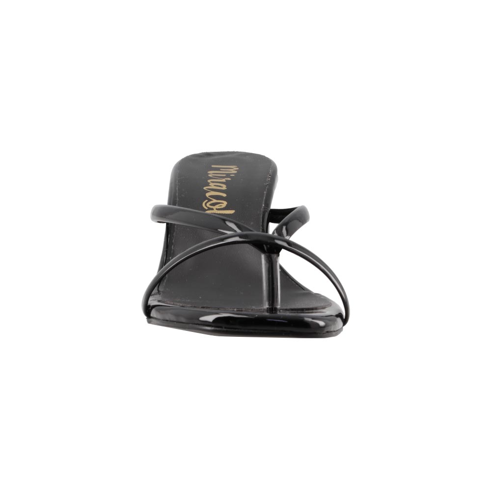 Foto 5 pulgar | Sandalia De Vestir Mujer Miracol By Mama Lola 189 Negro Sandalia Abierta Casual Tacon Bajo Talla 23 A 26 E