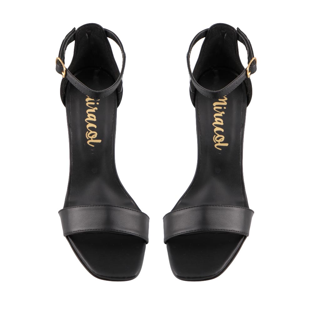 Foto 7 pulgar | Sandalia Vestir Mujer Miracol By Mama Lola 196 Negro Sandalia Abierta Tacon Bajo Comodo Talla 23 A 26 E