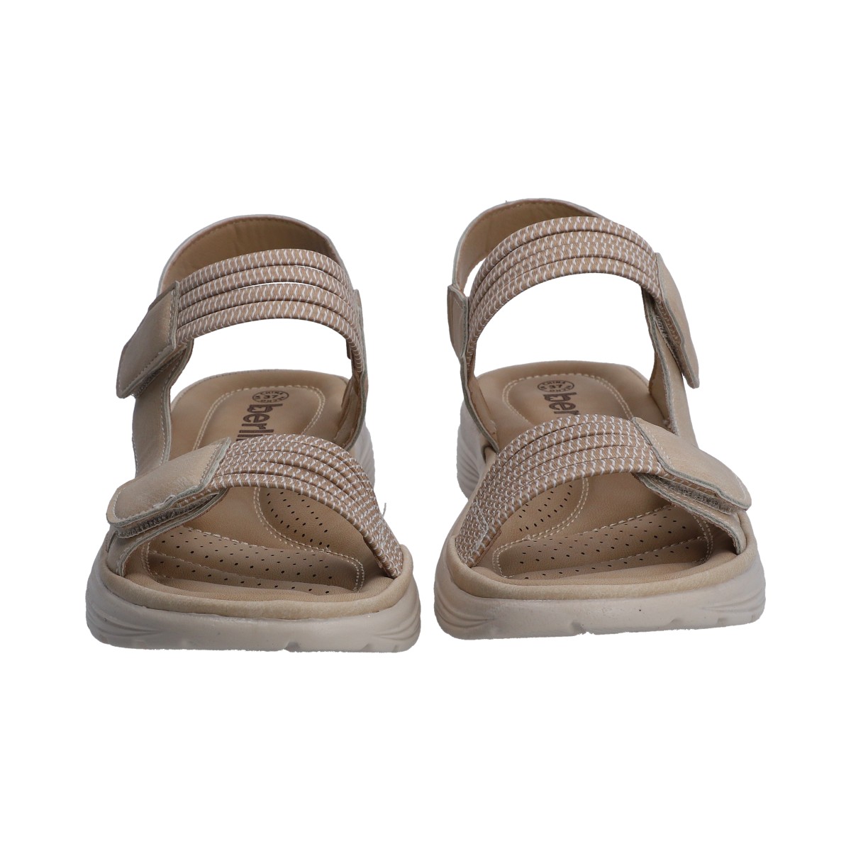 Foto 3 pulgar | Sandalia Dama Confort Berlin Beige De Plataforma