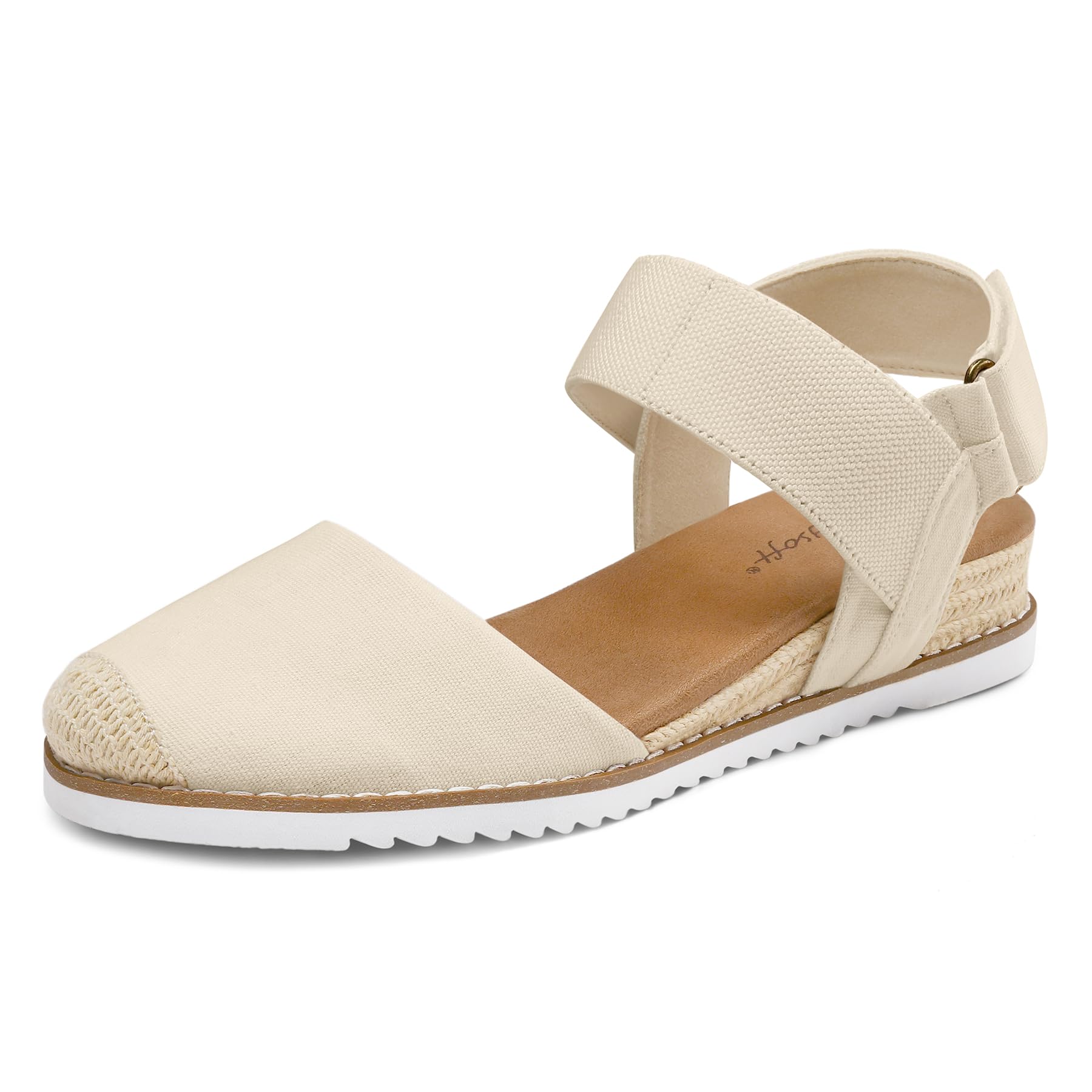 Foto 2 pulgar | Alpargatas Sandals Mysoft Para Mujer Con Cuña Baja Y Punta Cerrada - Venta Internacional.