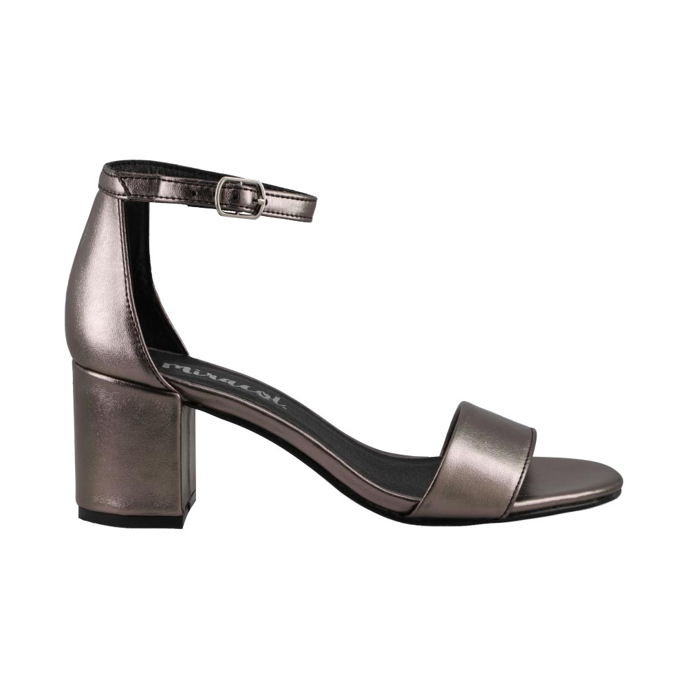 Foto 2 pulgar | Sandalia Vestir Mujer Miracol By Mama Lola 2047 Inox Sandalia Abierta Tacon Bajo Comodo Talla 23 A 26 E