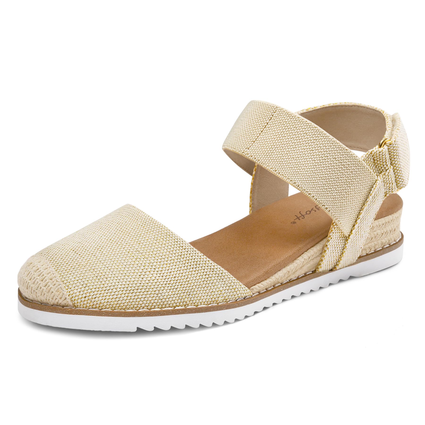 Foto 1 | Alpargatas Sandals Mysoft Para Mujer Con Cuña Baja Y Punta Cerrada - Venta Internacional.