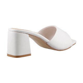 Foto 3 | Sandalia Dama Elegante Miracol By Mama Lola 5131 Blanco Sandalia Abierta Tacon Bajo Ancho Talla 23 A 26 E
