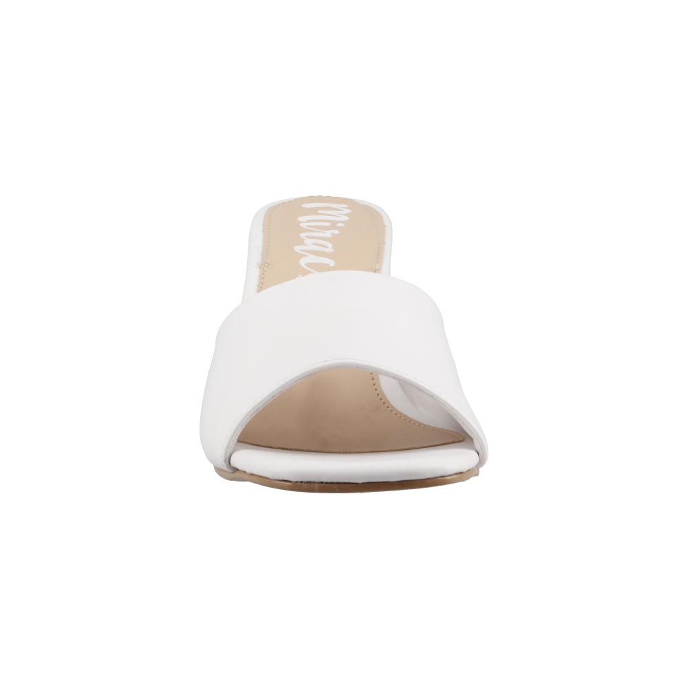 Foto 6 pulgar | Sandalia Dama Elegante Miracol By Mama Lola 5131 Blanco Sandalia Abierta Tacon Bajo Ancho Talla 23 A 26 E
