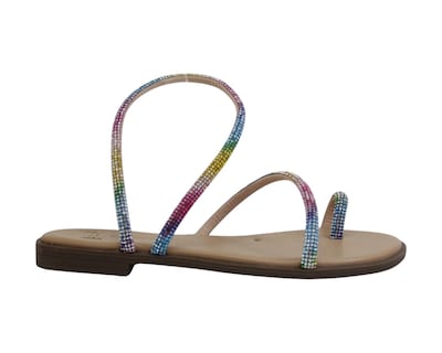 Foto 2 | Sandalia Piso Para Mujer Lob Footwear Textile Violeta 59705008
