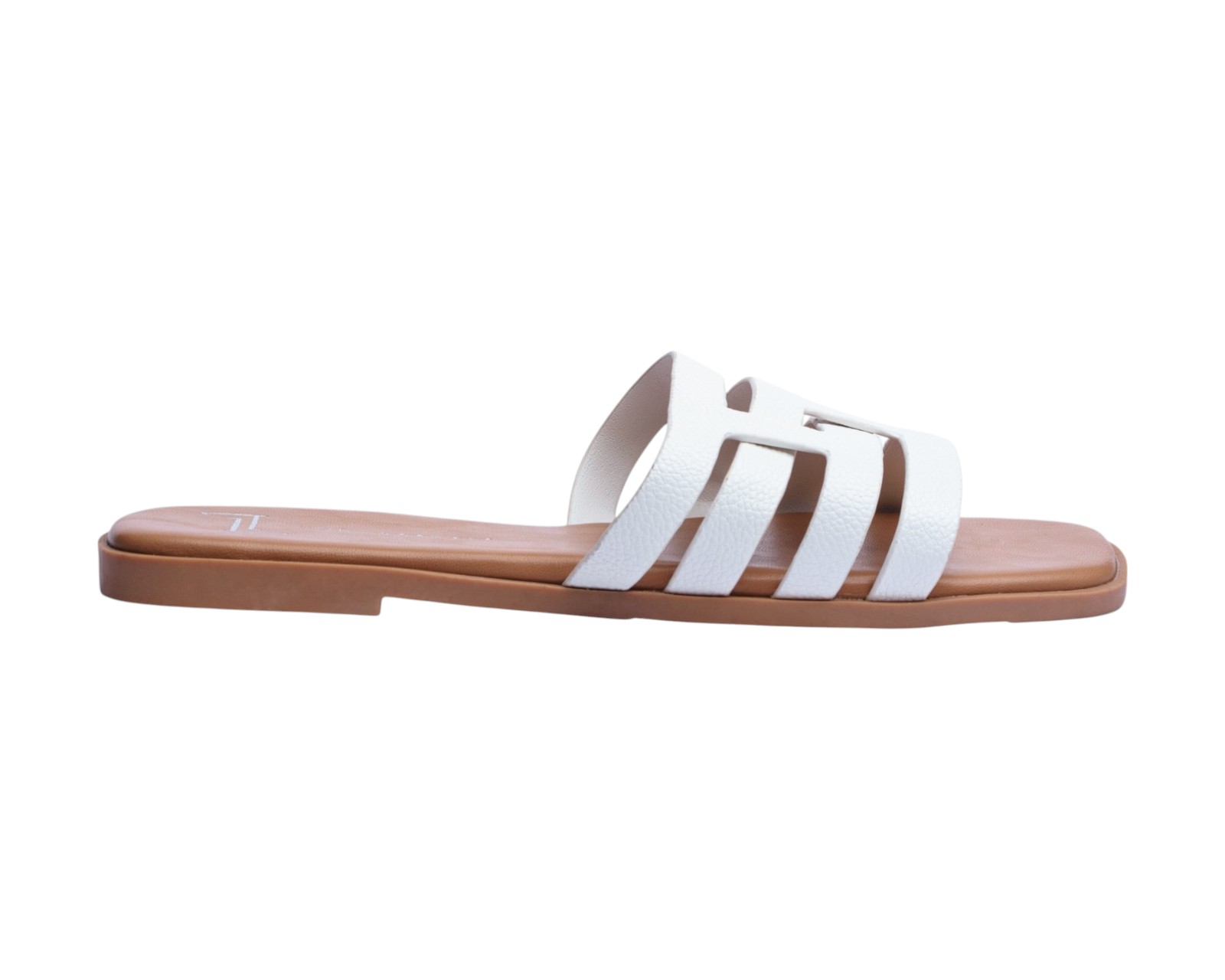 Foto 3 pulgar | Sandalia Piso Para Mujer Lob Footwear Pu Blanco 93105017