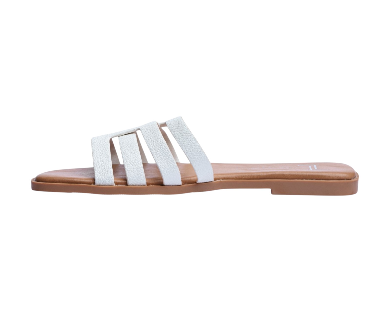 Foto 6 pulgar | Sandalia Piso Para Mujer Lob Footwear Pu Blanco 93105017