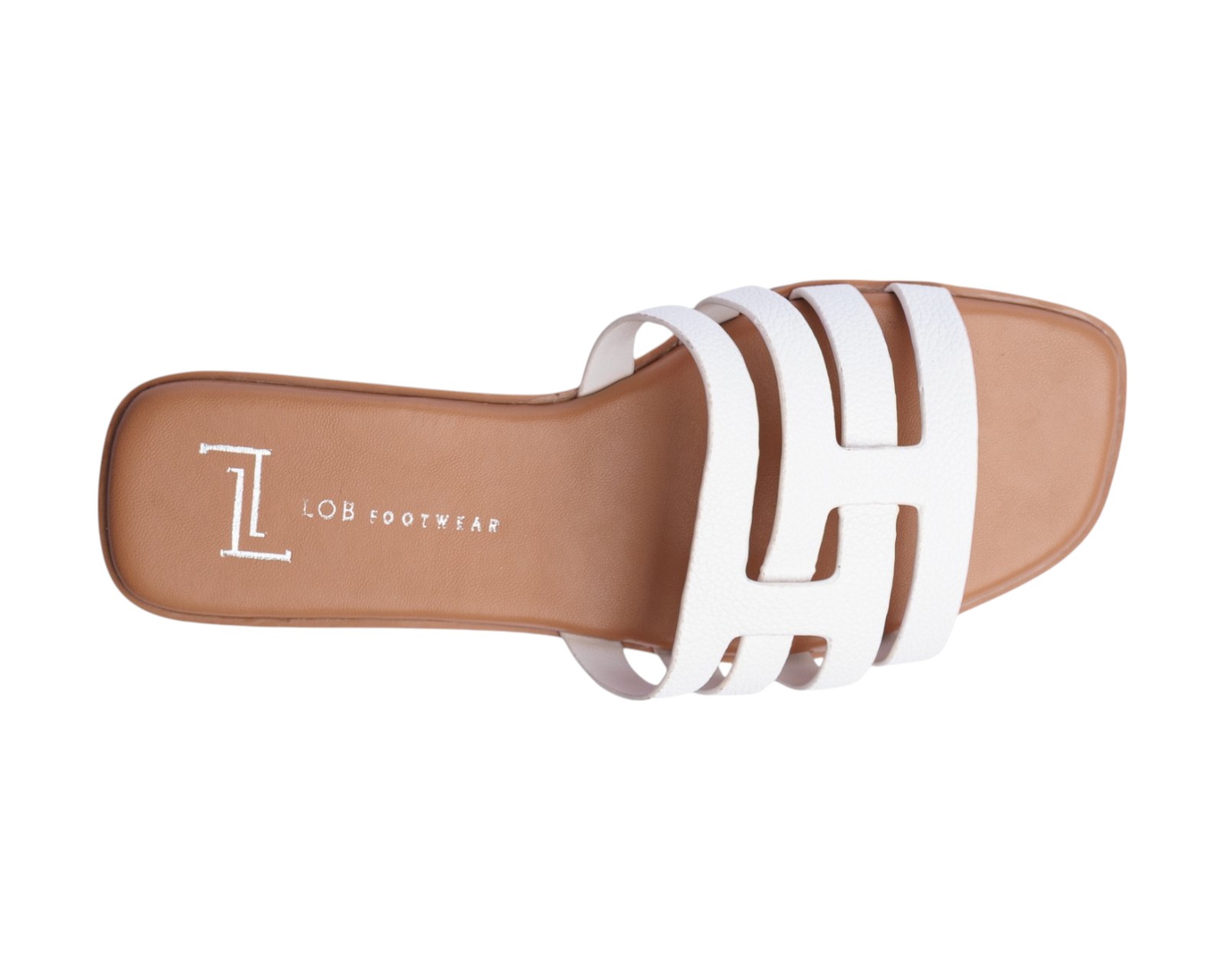 Foto 8 pulgar | Sandalia Piso Para Mujer Lob Footwear Pu Blanco 93105017
