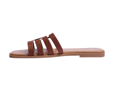 Foto 5 | Sandalia Piso Para Mujer Lob Footwear Pu Café 93105016