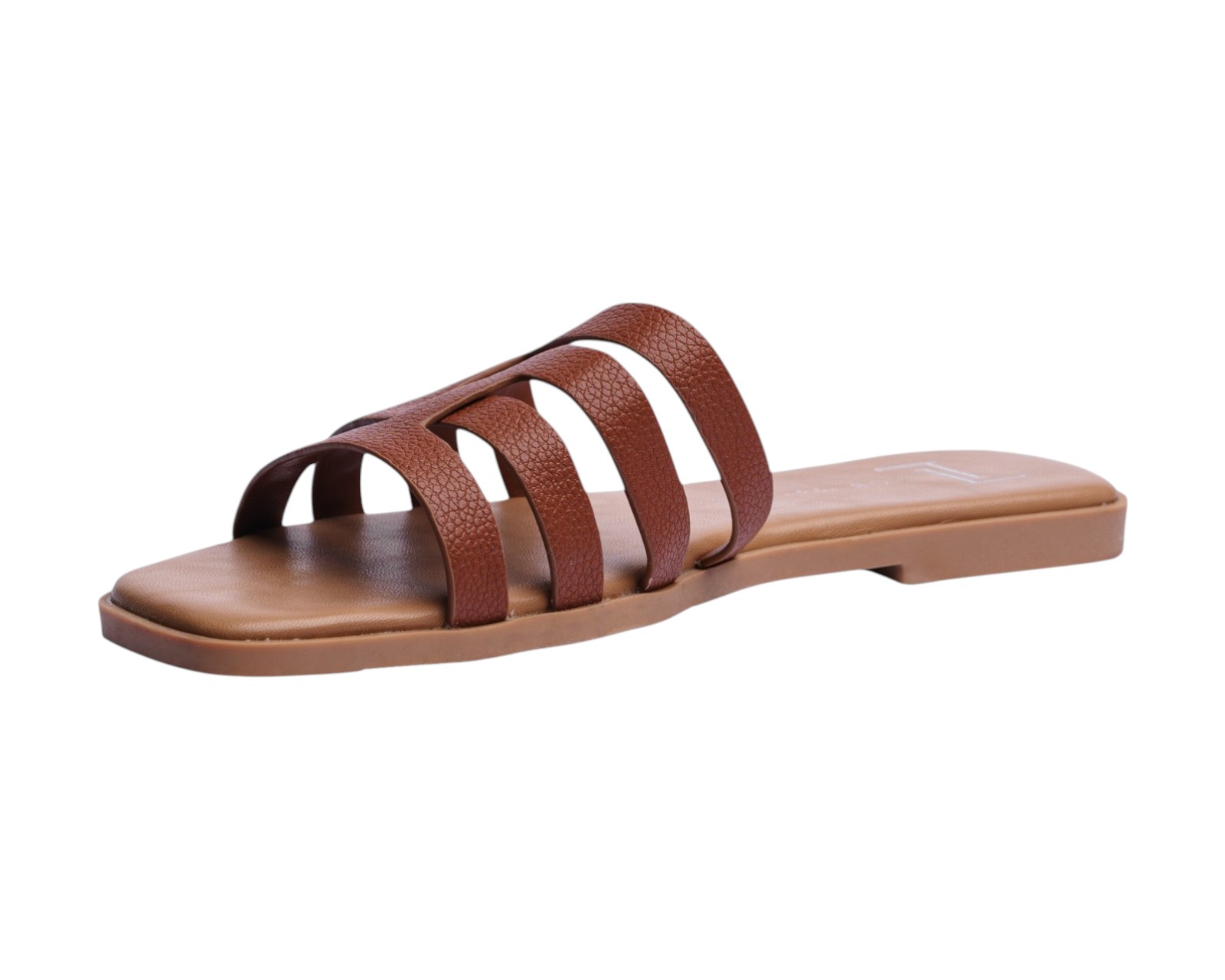 Foto 7 pulgar | Sandalia Piso Para Mujer Lob Footwear Pu Café 93105016