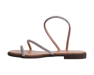 Foto 5 | Sandalia Piso Para Mujer Lob Footwear Textile Blanco 59705009