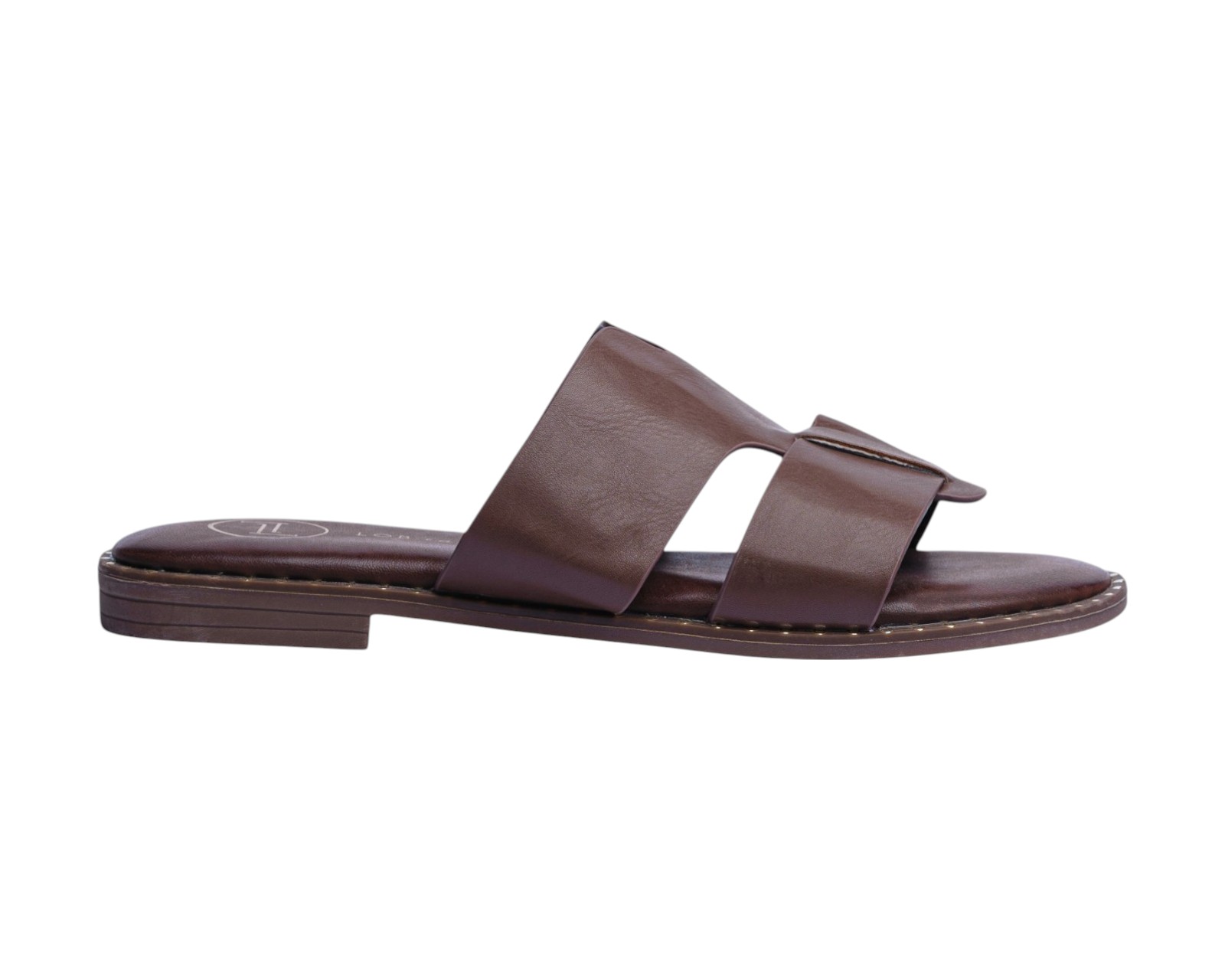 Foto 3 pulgar | Sandalia Piso Para Mujer Lob Footwear Pu Café 59705010