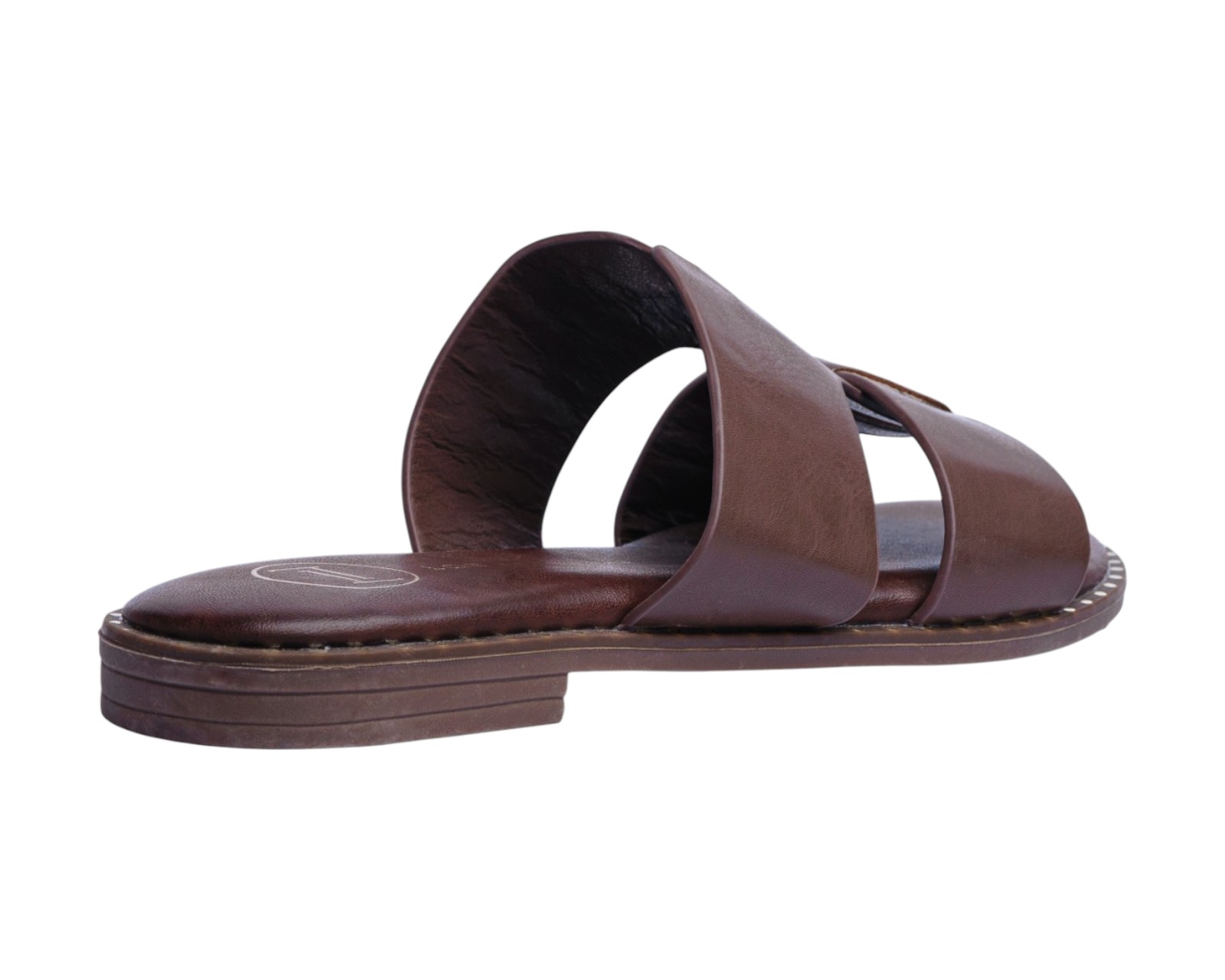 Foto 4 pulgar | Sandalia Piso Para Mujer Lob Footwear Pu Café 59705010