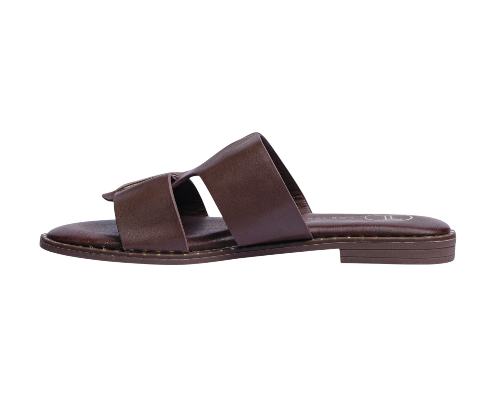 Foto 6 pulgar | Sandalia Piso Para Mujer Lob Footwear Pu Café 59705010