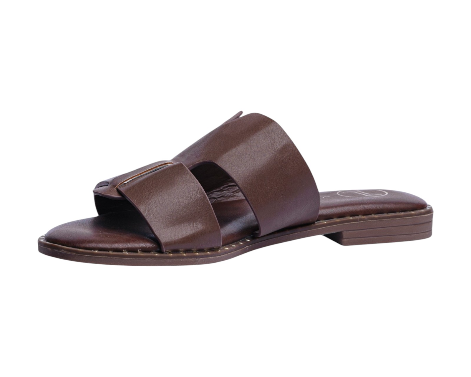 Foto 7 pulgar | Sandalia Piso Para Mujer Lob Footwear Pu Café 59705010
