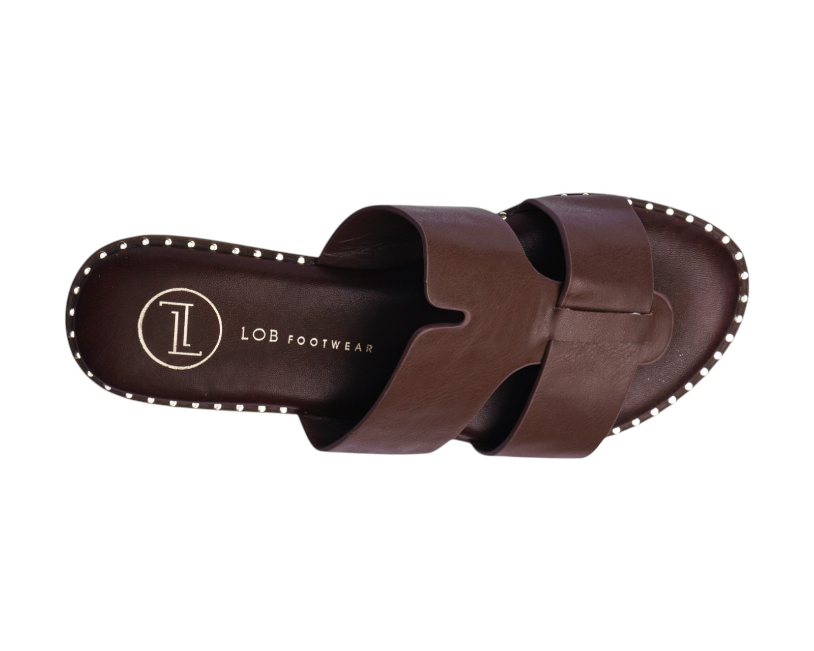 Foto 8 pulgar | Sandalia Piso Para Mujer Lob Footwear Pu Café 59705010