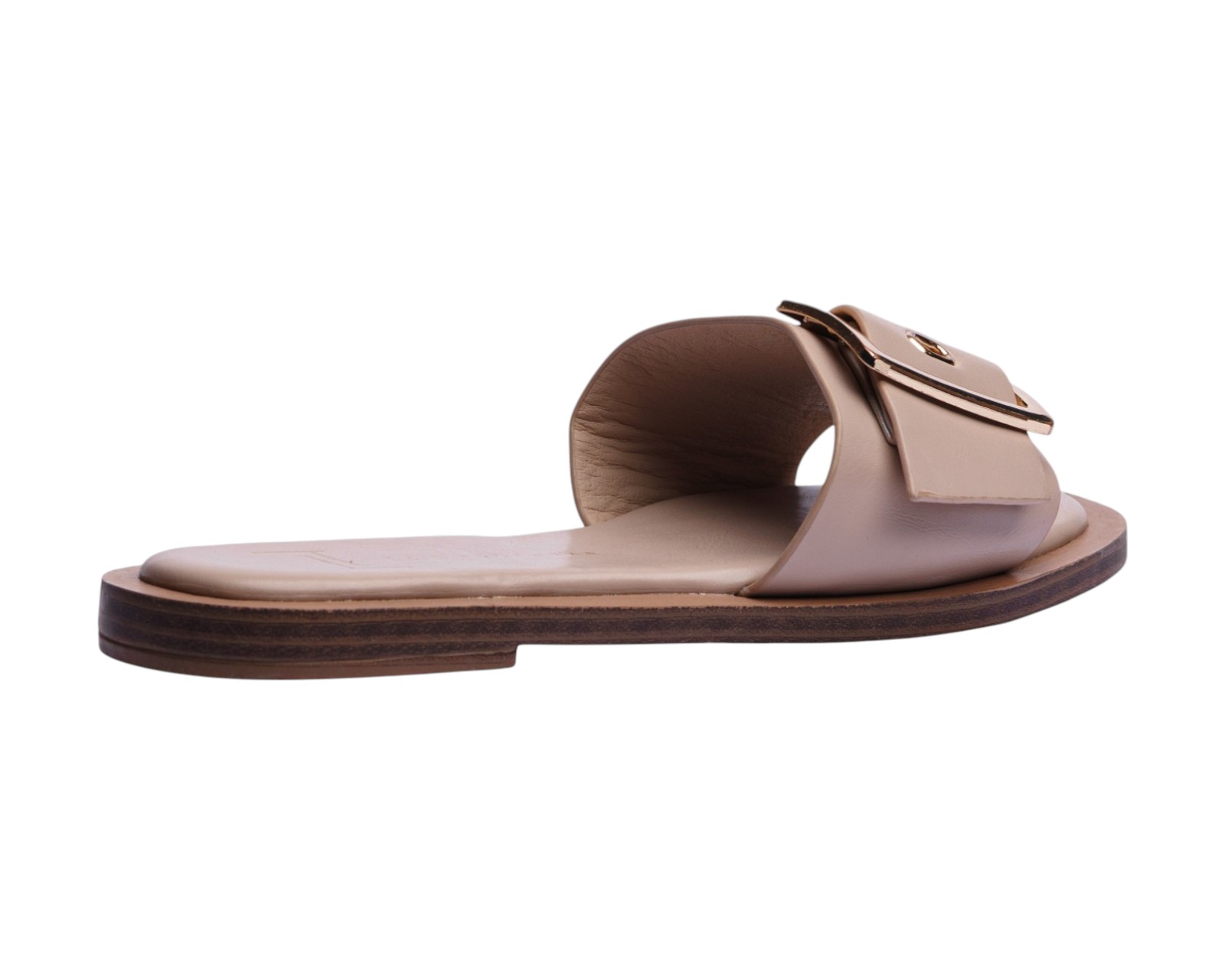 Foto 4 pulgar | Sandalia Piso Para Mujer Lob Footwear Pu Beige 92005023