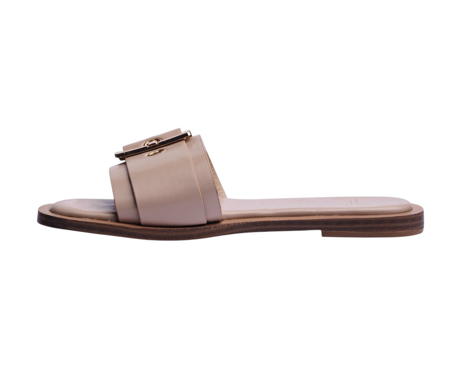 Foto 6 pulgar | Sandalia Piso Para Mujer Lob Footwear Pu Beige 92005023
