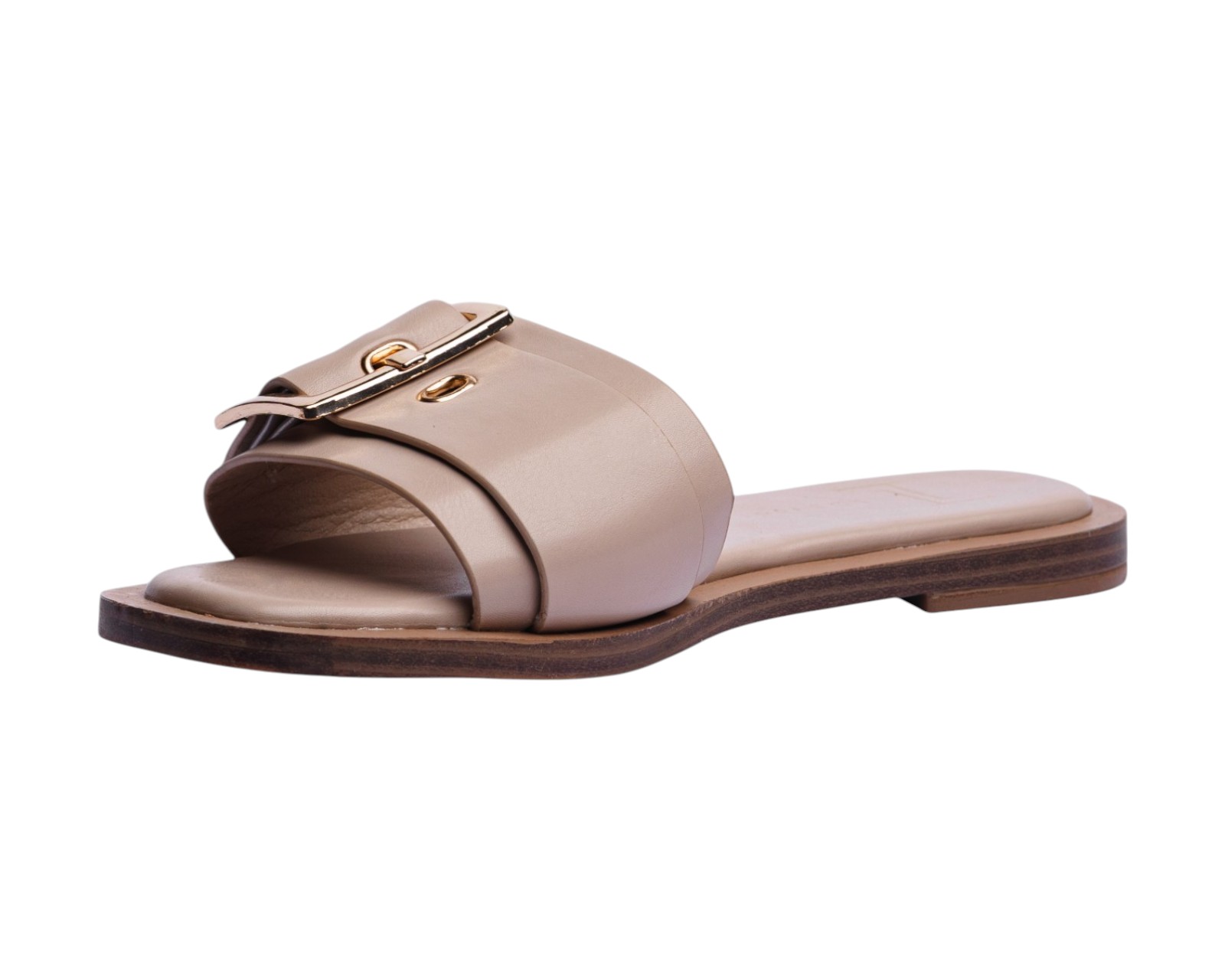 Foto 7 pulgar | Sandalia Piso Para Mujer Lob Footwear Pu Beige 92005023