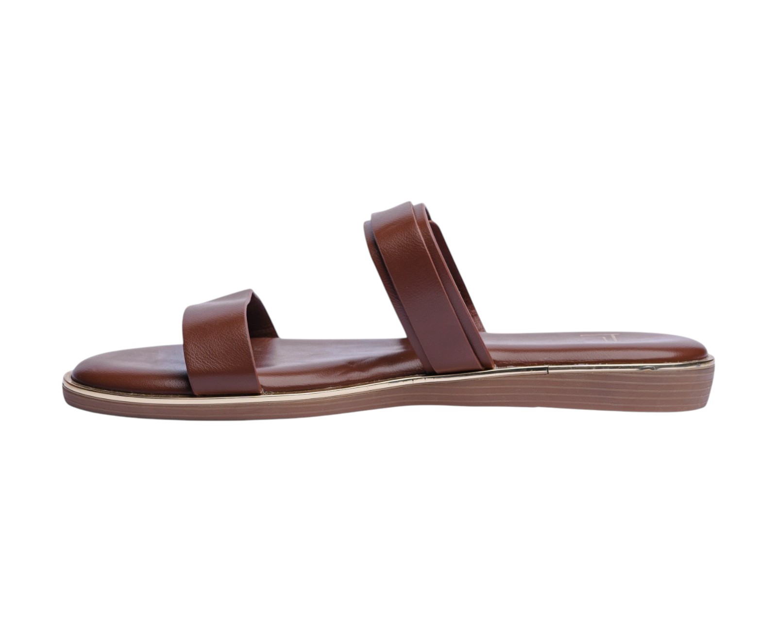 Foto 5 pulgar | Sandalia Piso Para Mujer Lob Footwear Pu Café 92005024