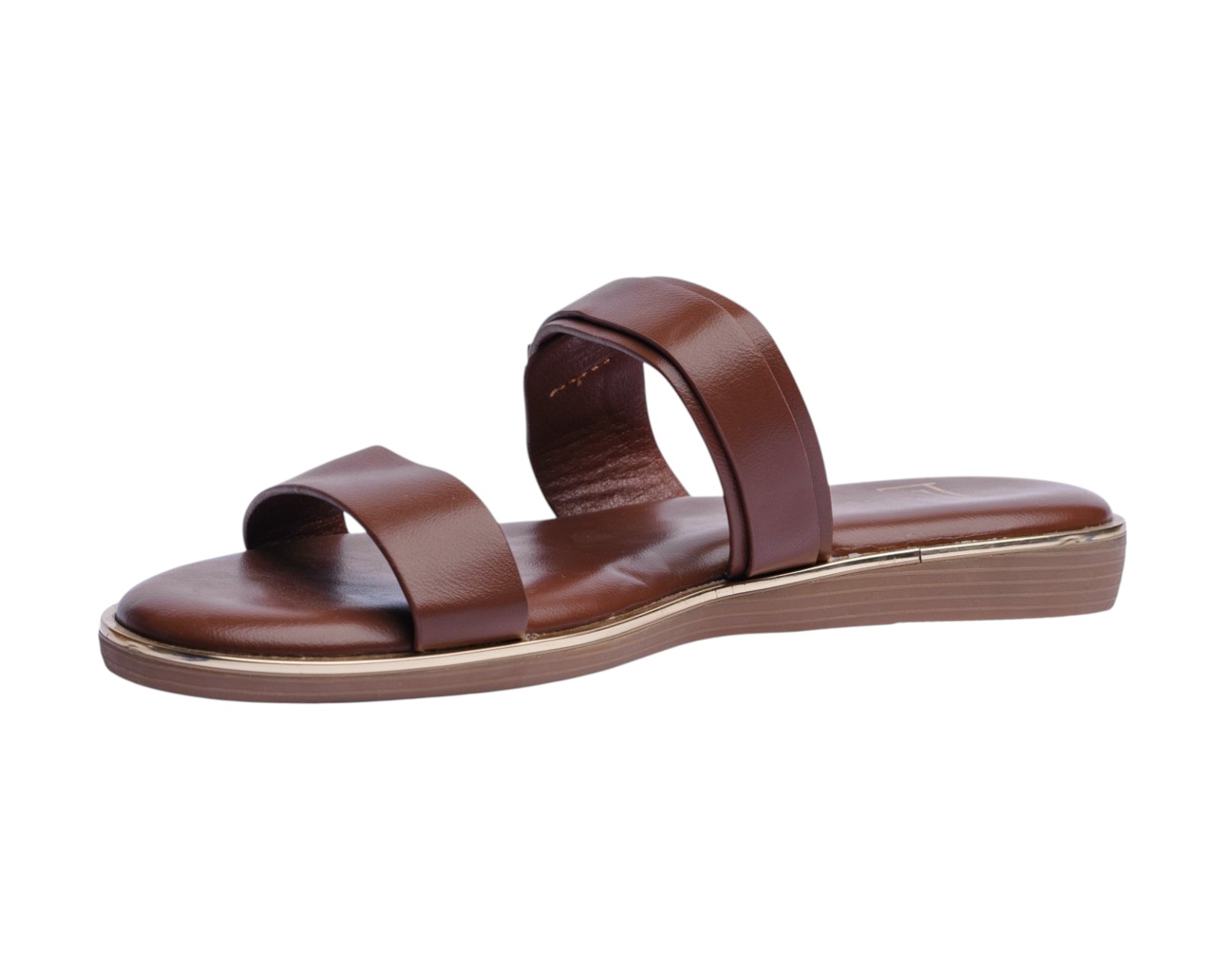 Foto 6 pulgar | Sandalia Piso Para Mujer Lob Footwear Pu Café 92005024
