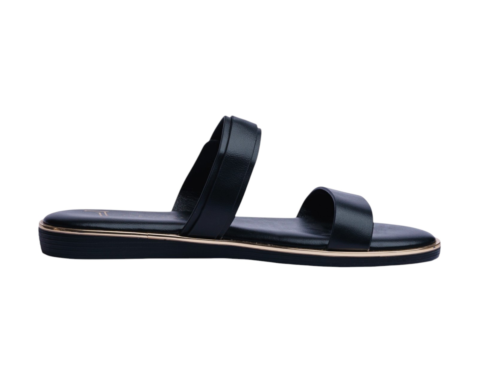 Foto 3 pulgar | Sandalia Piso Para Mujer Lob Footwear Pu Negro 92005025