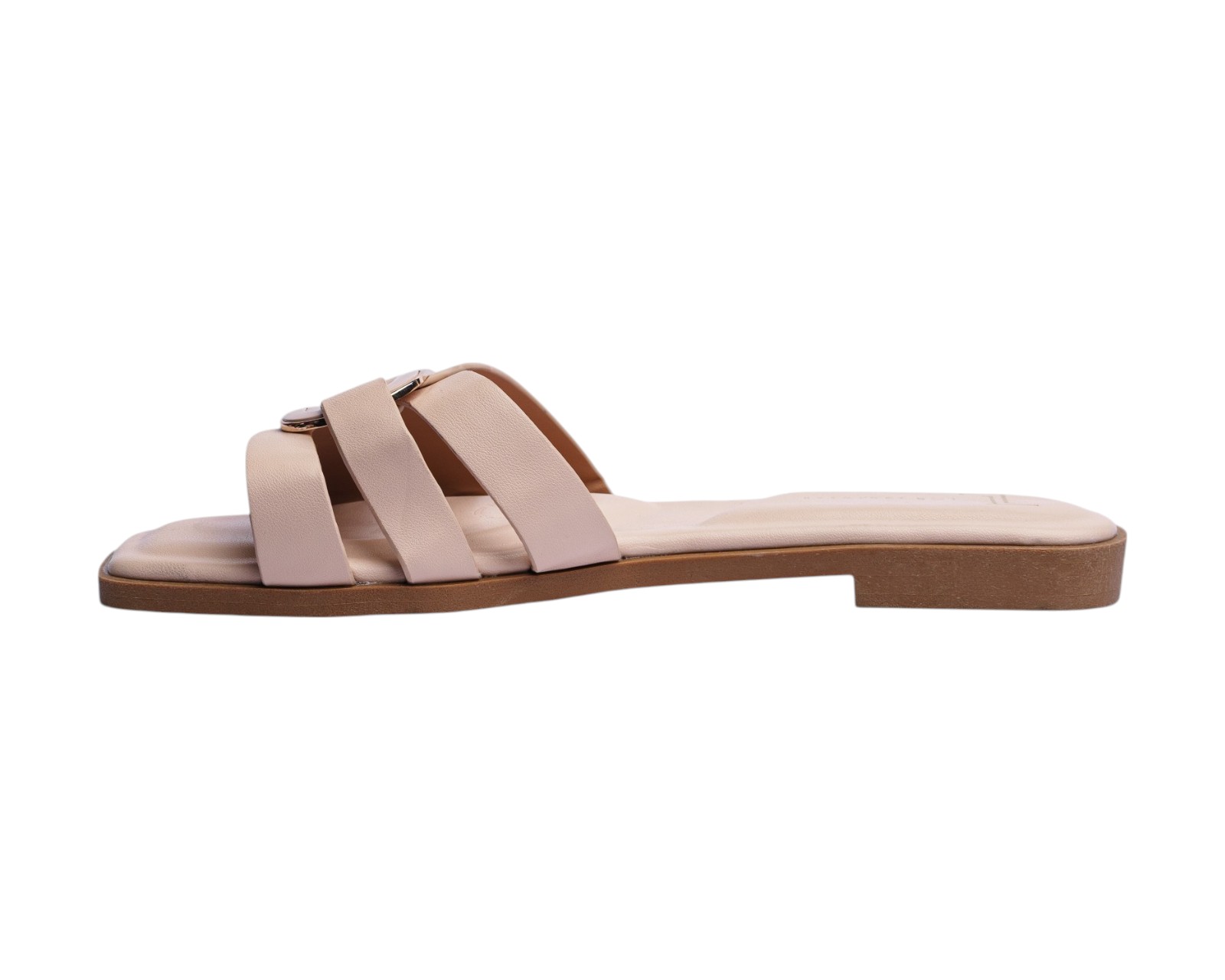 Foto 6 pulgar | Sandalia Piso Para Mujer Lob Footwear Pu Beige 91805031