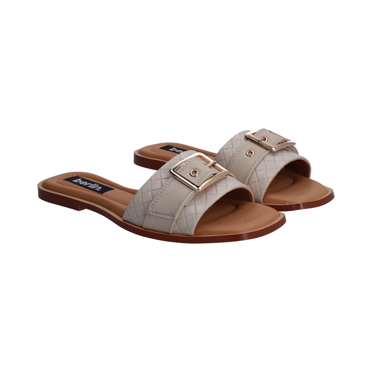 Foto 2 pulgar | Sandalias Berlin Hueso para Mujer