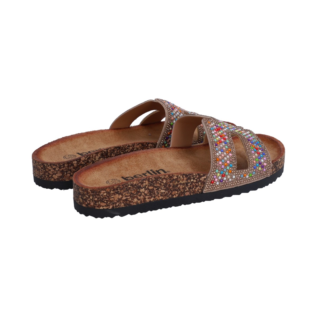 Foto 3 pulgar | Sandalias Casuales Berlín Multicolor para Mujer