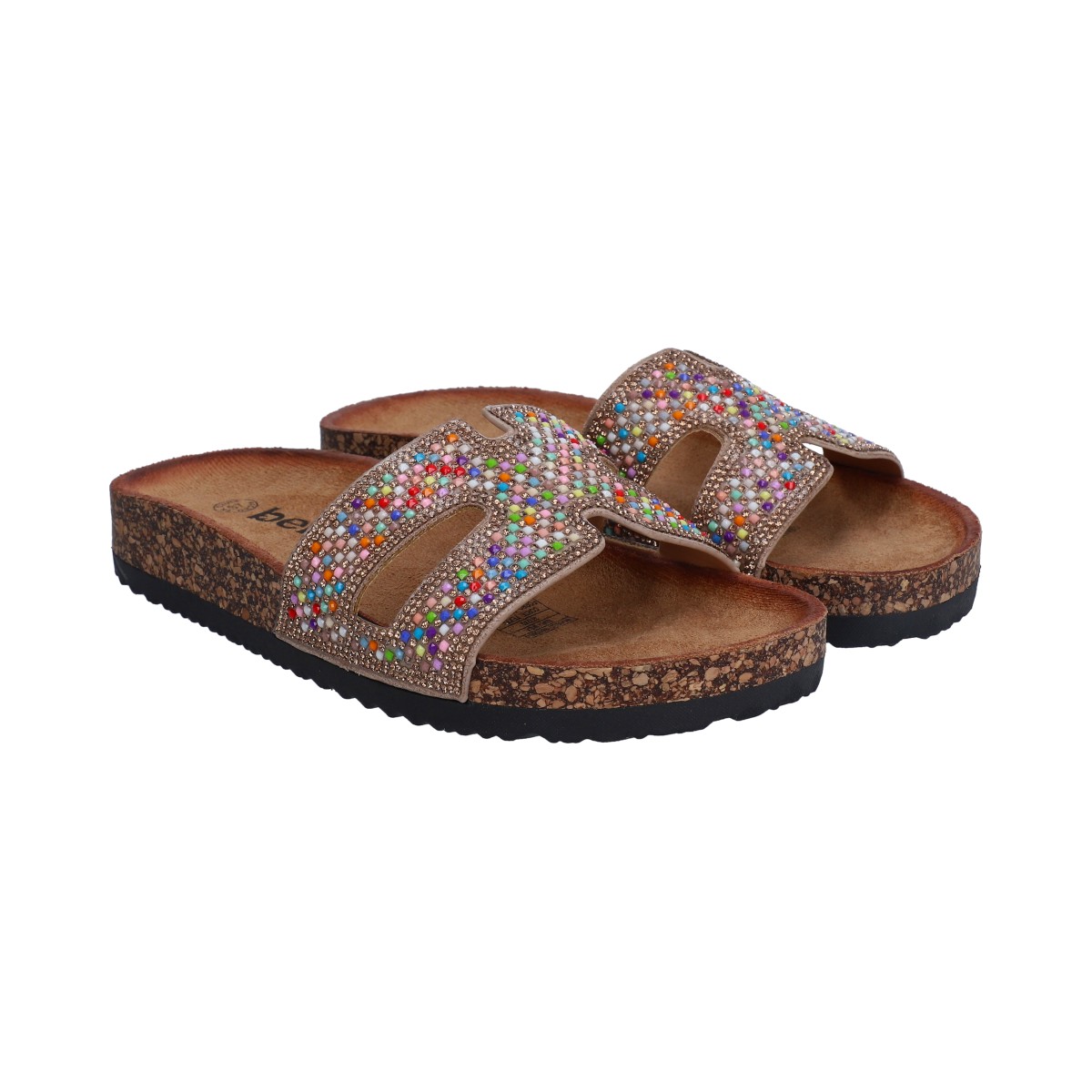 Foto 6 pulgar | Sandalias Casuales Berlín Multicolor para Mujer
