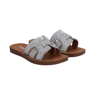 Foto 1 | Sandalias Berlin Plata para Mujer