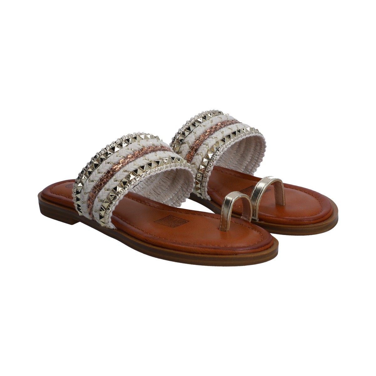 Foto 2 pulgar | Sandalias Berlin con Aplicaciones para Mujer