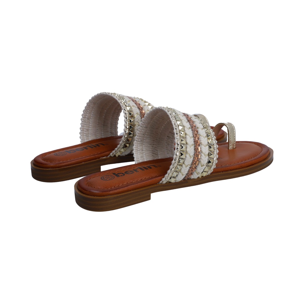 Foto 4 pulgar | Sandalias Berlin con Aplicaciones para Mujer