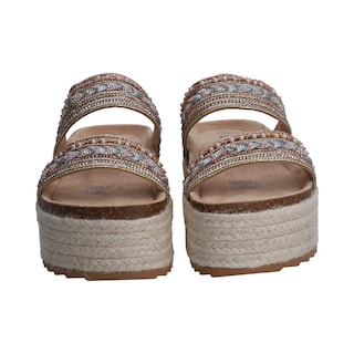 Foto 2 | Sandalias Casuales Berlín con Yute Multicolor para Mujer