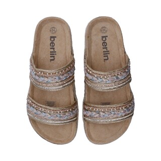 Foto 4 | Sandalias Casuales Berlín con Yute Multicolor para Mujer