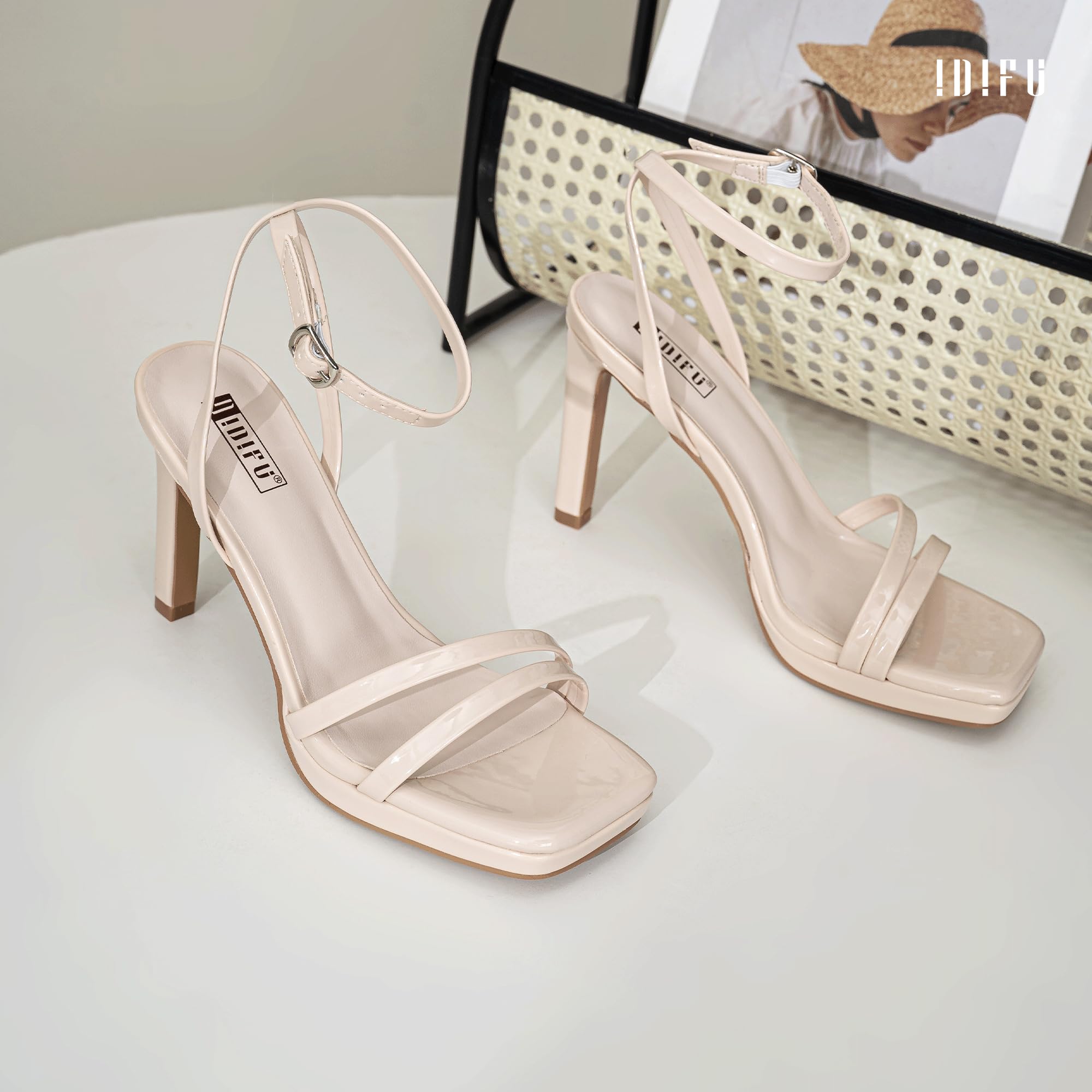 Foto 8 pulgar | Tacones Altos Idifu Nude Platform Stiletto Para Mujer - Venta Internacional.