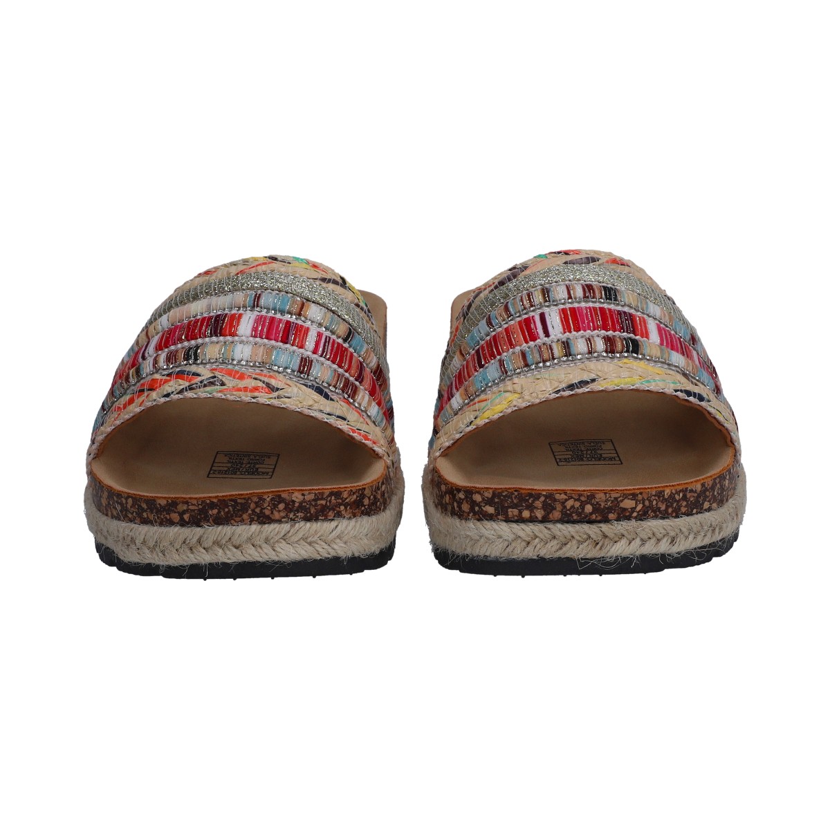 Foto 3 pulgar | Sandalias Casuales Berlín Multicolor para Mujer