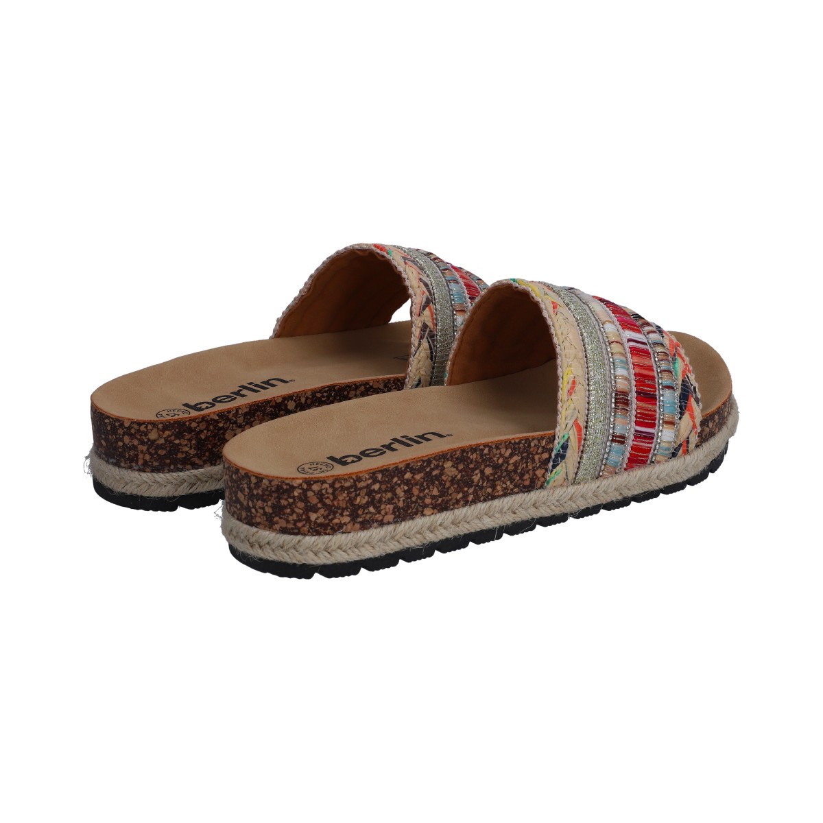 Foto 4 pulgar | Sandalias Casuales Berlín Multicolor para Mujer