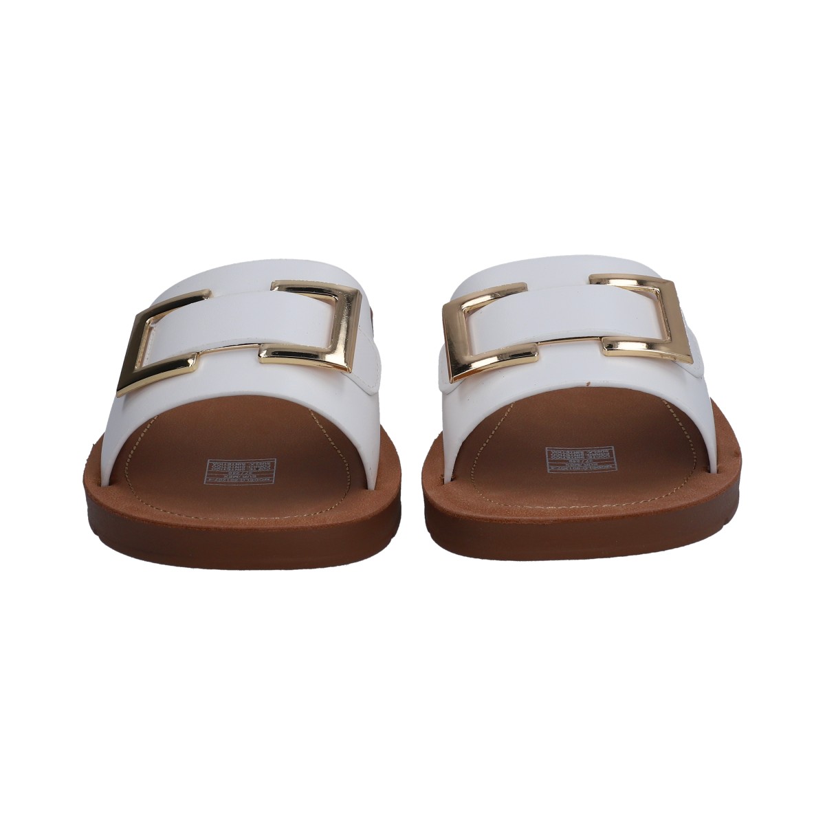 Foto 3 pulgar | Sandalias Casuales Berlín Blancas para Mujer