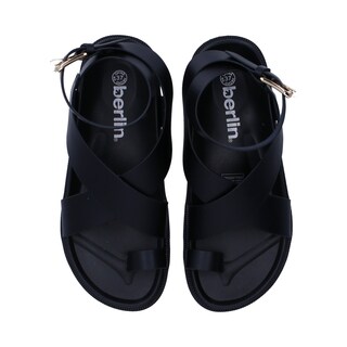 Foto 4 | Sandalias Casuales Berlín Negras para Mujer