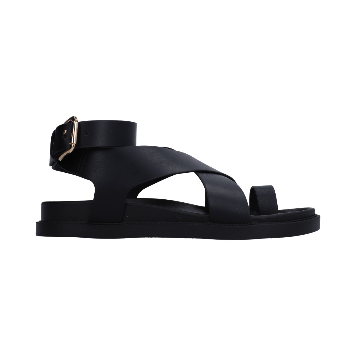 Foto 6 pulgar | Sandalias Casuales Berlín Negras para Mujer