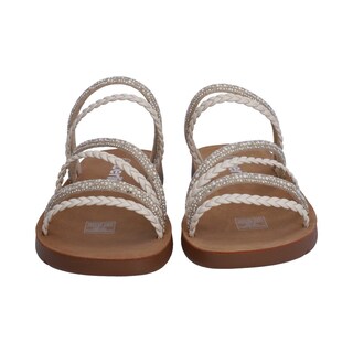 Foto 2 | Sandalias Casuales Berlin Blancos para Mujer