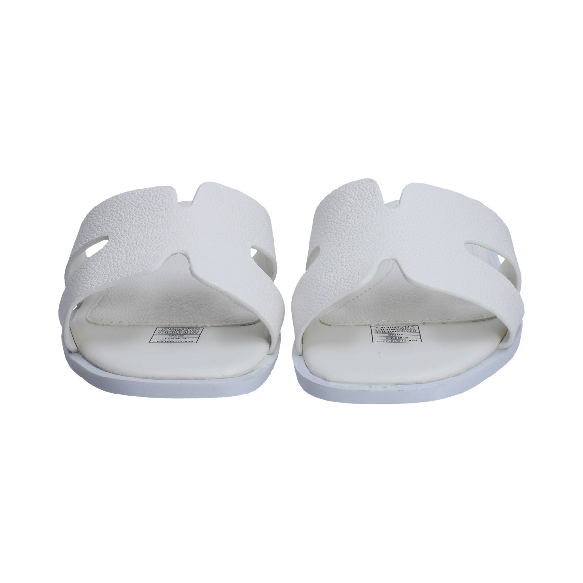 Foto 3 pulgar | Sandalias Berlin de Piso Blancos para Mujer