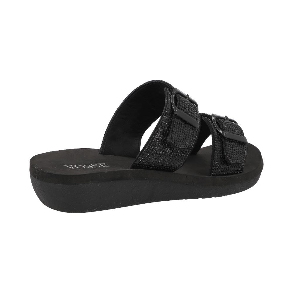 Foto 4 pulgar | Sandalia Mujer Vosse Casual Plataforma Negro
