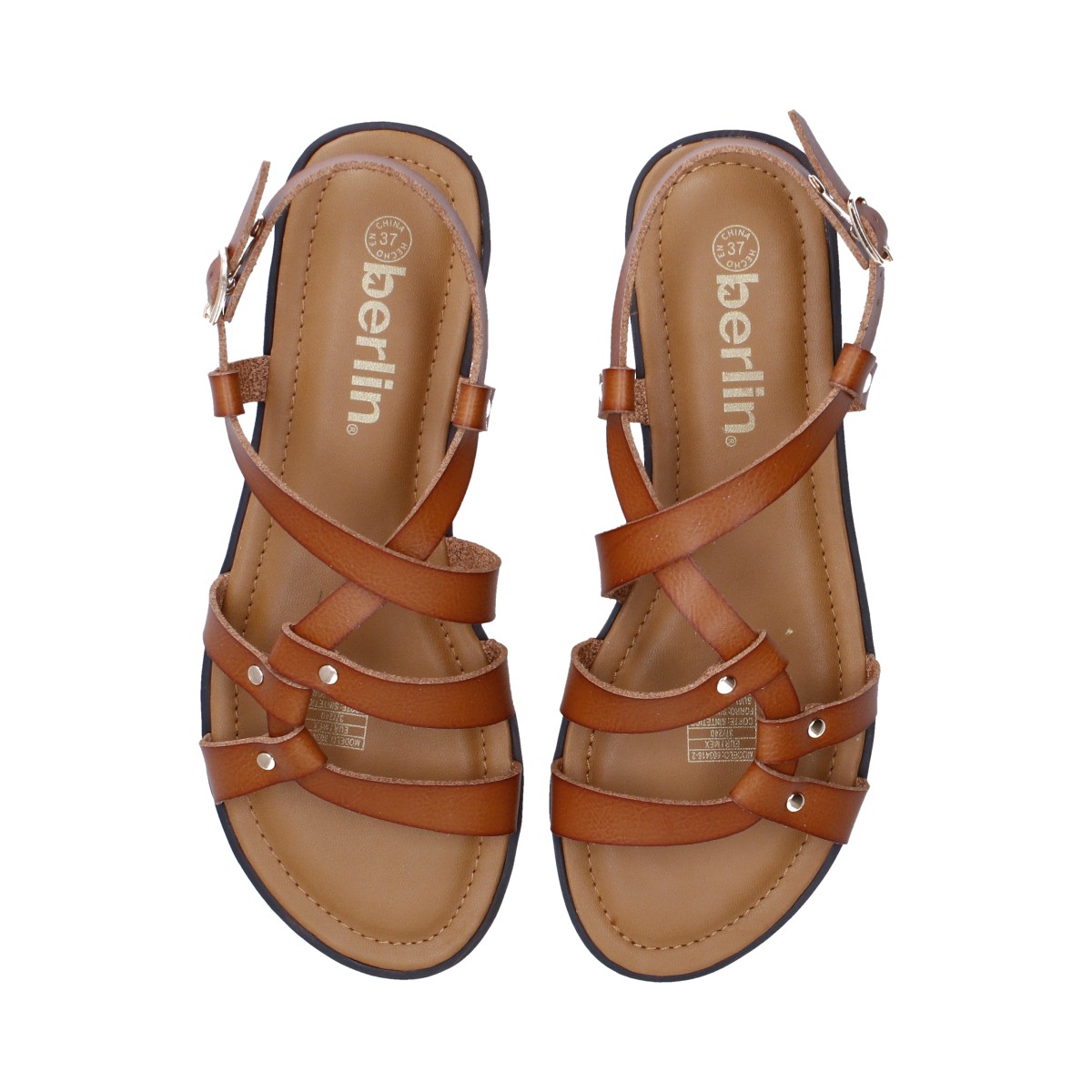 Foto 5 pulgar | Sandalias Casuales Berlin para Mujer