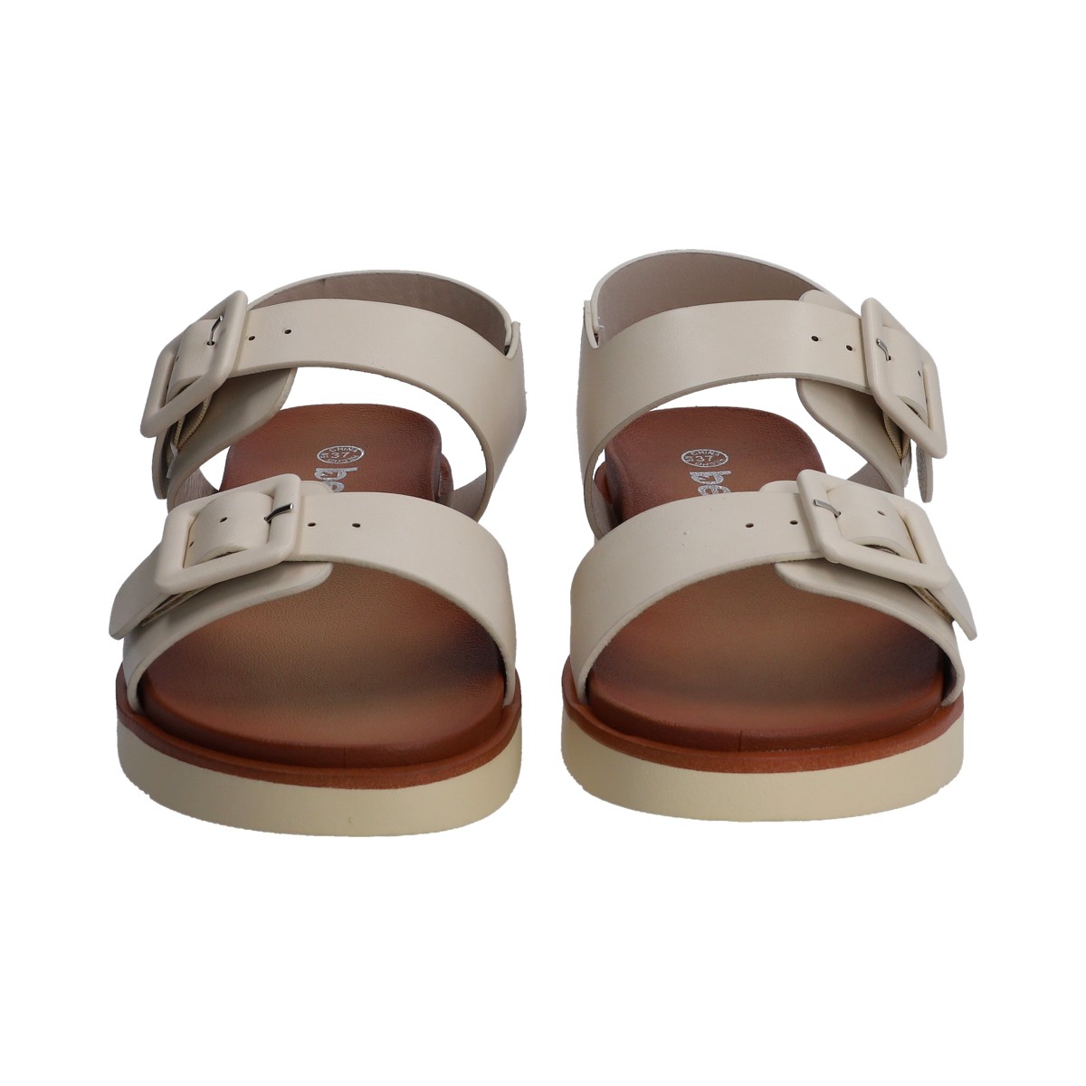 Foto 3 pulgar | Sandalias Casuales Berlin Blancos para Mujer