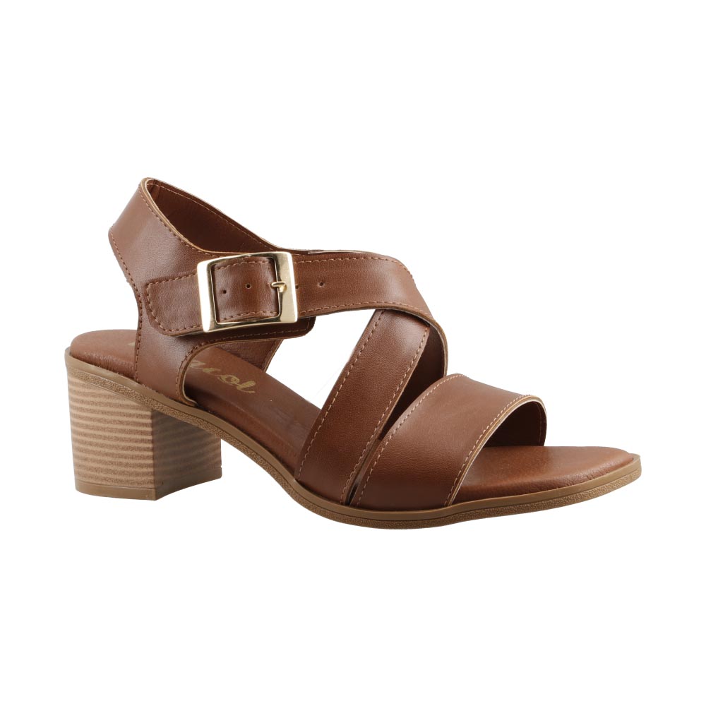 Foto 3 pulgar | Sandalia Dama Miracol By Mama Lola 182 Tan Tacon Comodo Mujer Talla 23 A 26 E