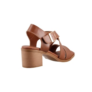 Foto 3 | Sandalia Dama Miracol By Mama Lola 182 Tan Tacon Comodo Mujer Talla 23 A 26 E