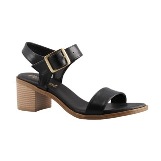 Foto 2 | Sandalia Dama Miracol By Mama Lola 1109 Negro Tacon Comodo Mujer Talla 23 A 26 E